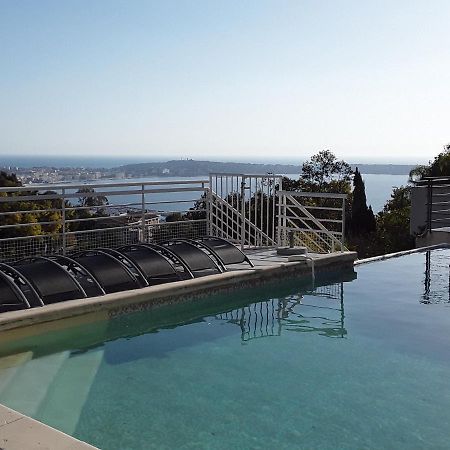 Villa Alamp#Supercannes #Golfejuan #Cannes #Mediterraneanpanoramicview #Piscine #Rooftop # Verymodern #Openliving #Closebeach #Closecapantibes Vallauris Bagian luar foto