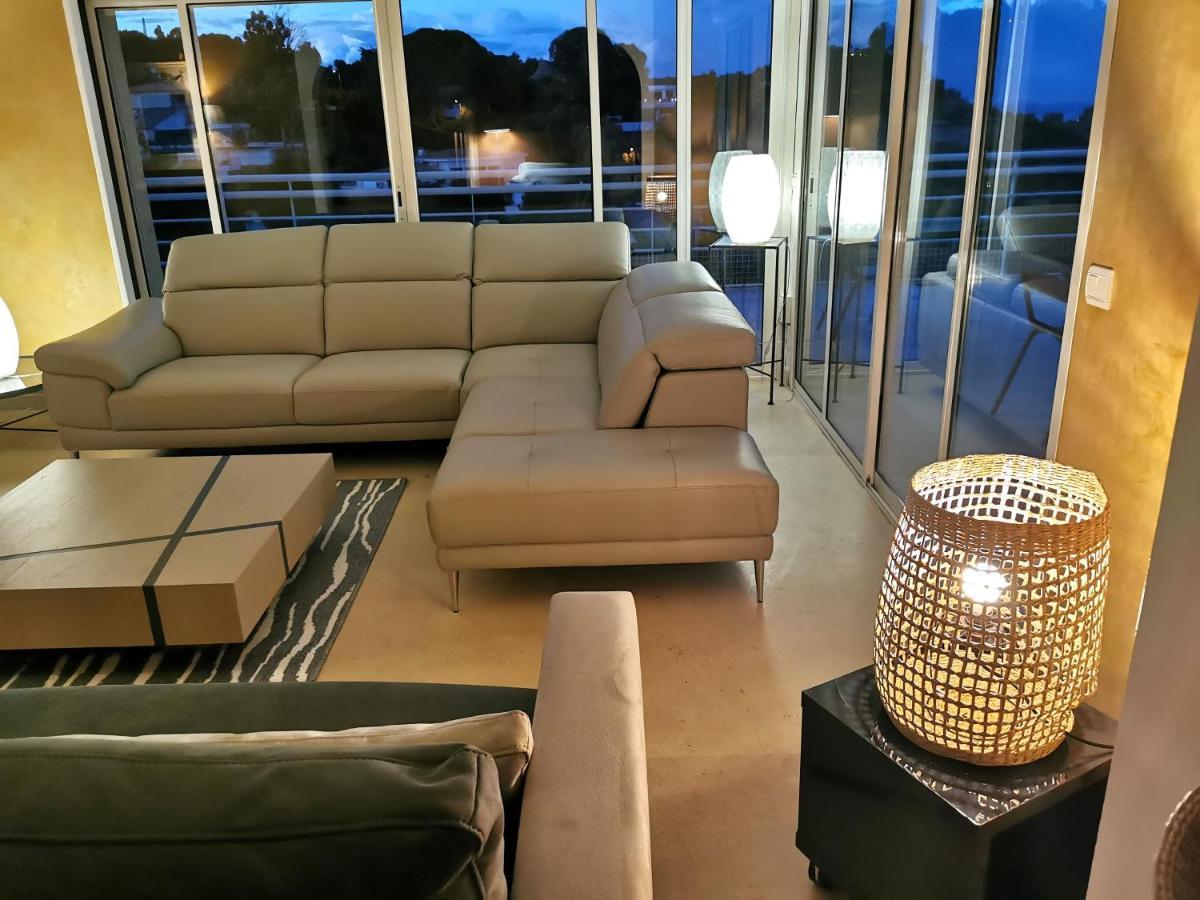 Villa Alamp#Supercannes #Golfejuan #Cannes #Mediterraneanpanoramicview #Piscine #Rooftop # Verymodern #Openliving #Closebeach #Closecapantibes Vallauris Bagian luar foto