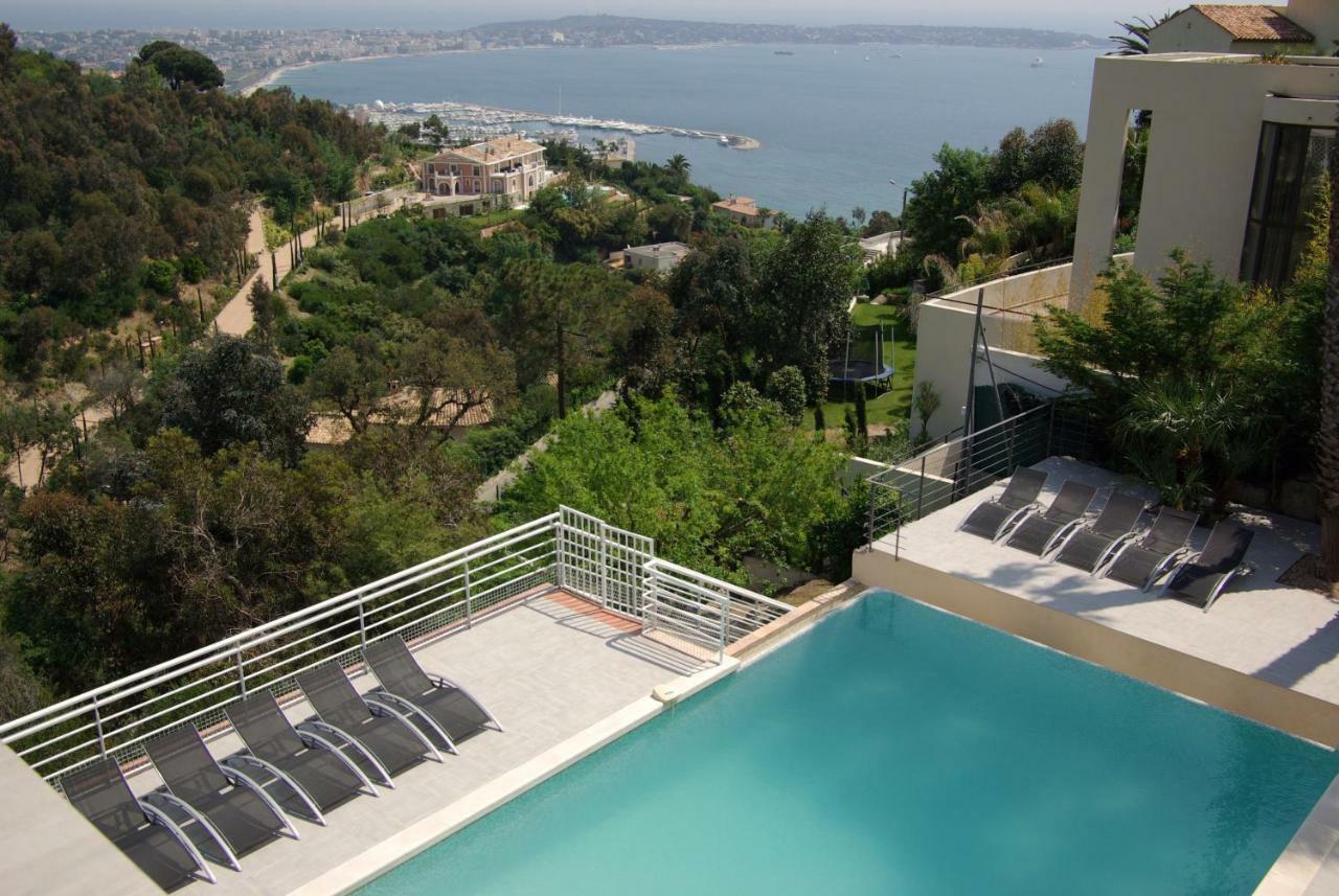 Villa Alamp#Supercannes #Golfejuan #Cannes #Mediterraneanpanoramicview #Piscine #Rooftop # Verymodern #Openliving #Closebeach #Closecapantibes Vallauris Bagian luar foto